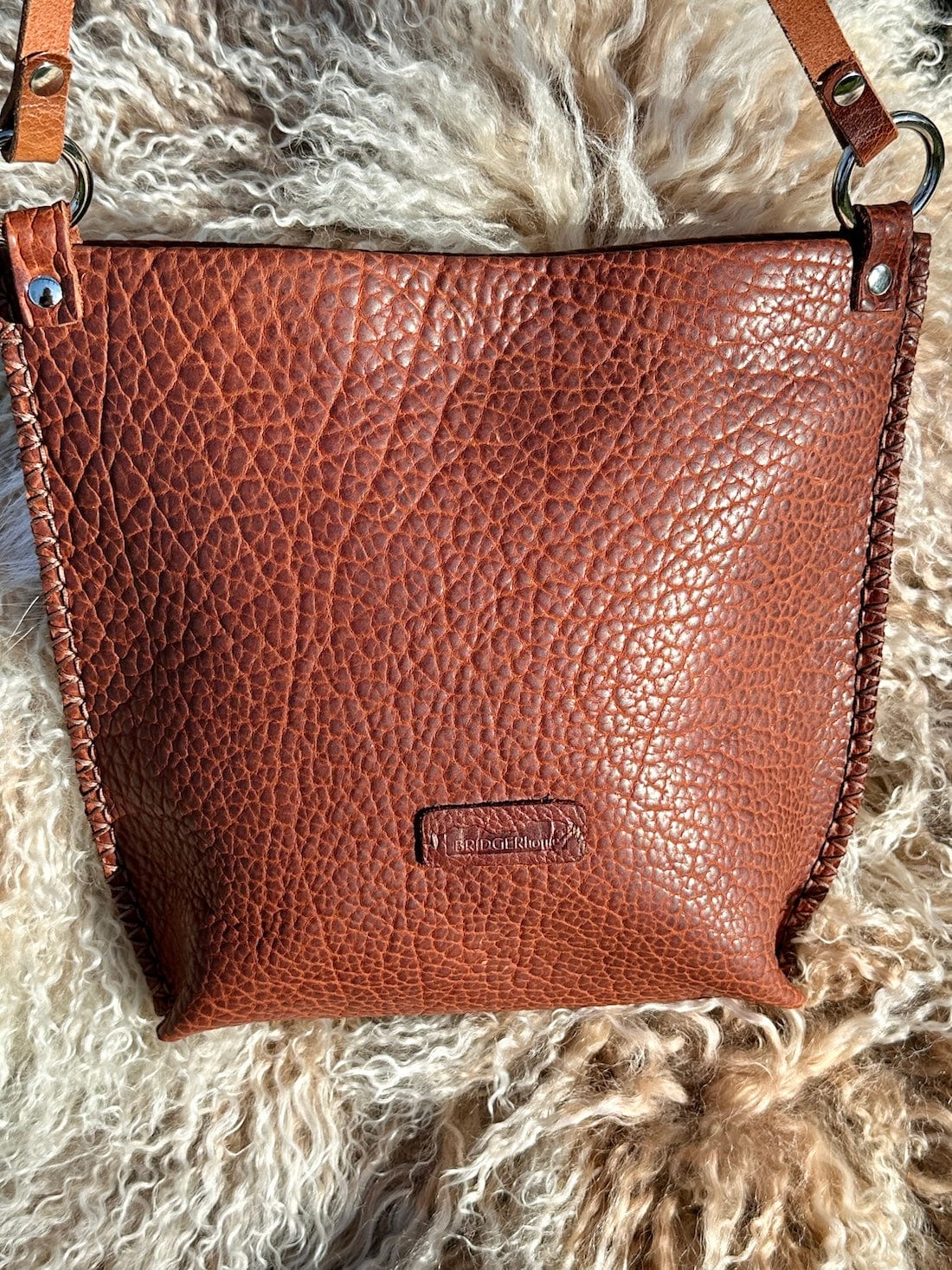 Bridger Leather Shoulder Bag Foxy Little Fawn Crossbody Bag