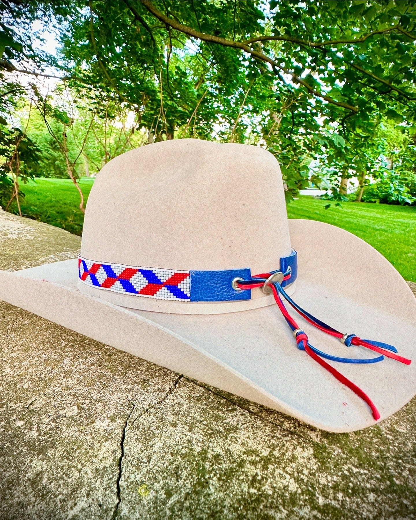 Bridger Leather Independence Day Hatband