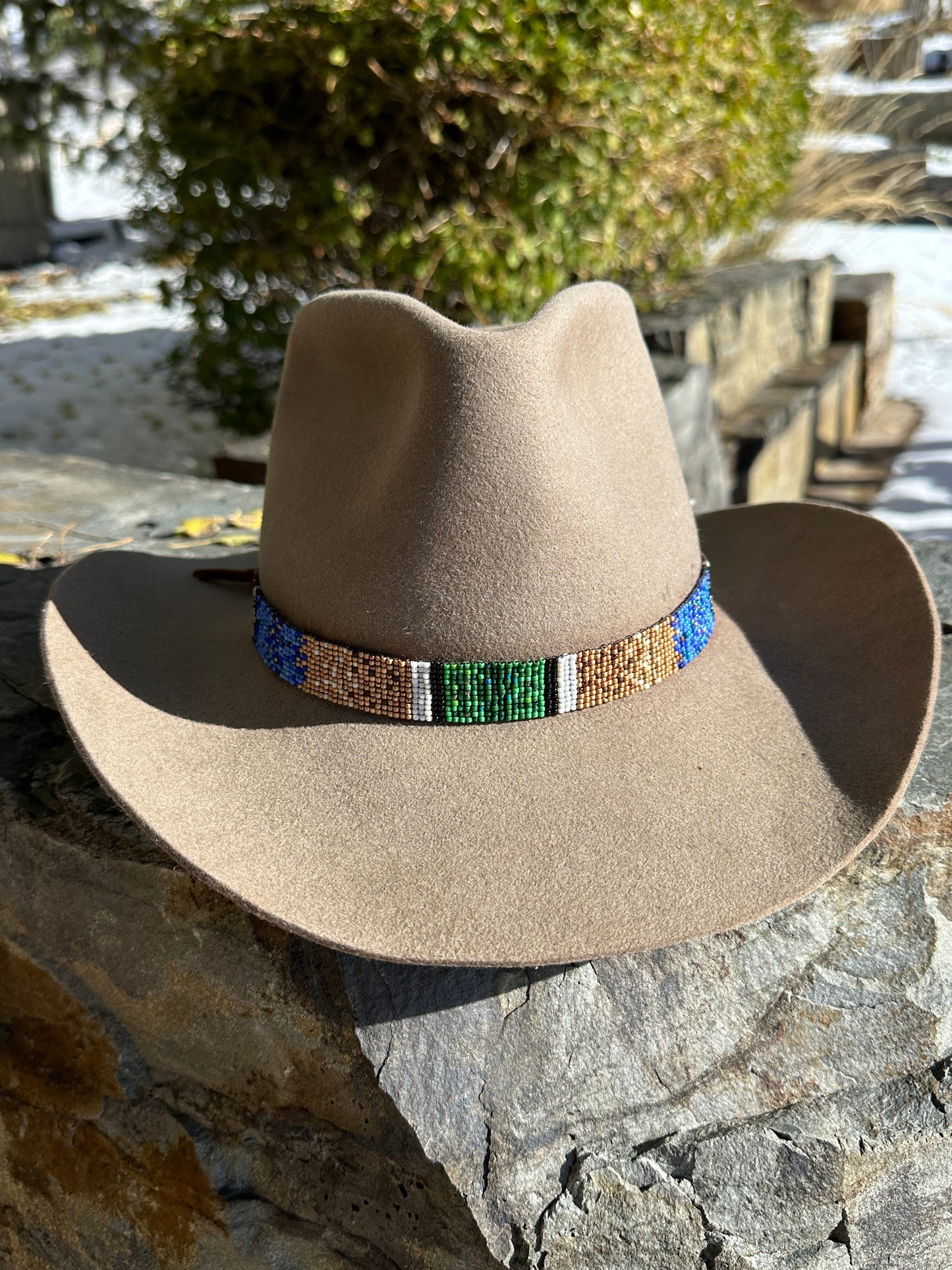 Bridger Leather Mallard Hatband