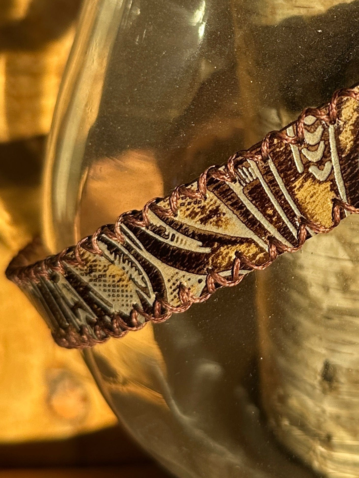 Bridger Leather Western Embossed Leather Hatband